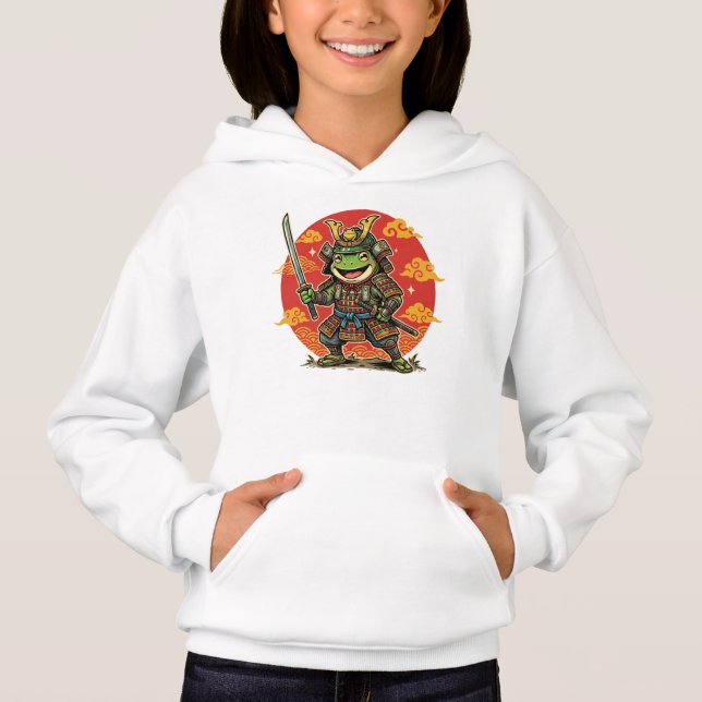 Design de Guerreiro Animal de Desenho Animado Samu (Frente)