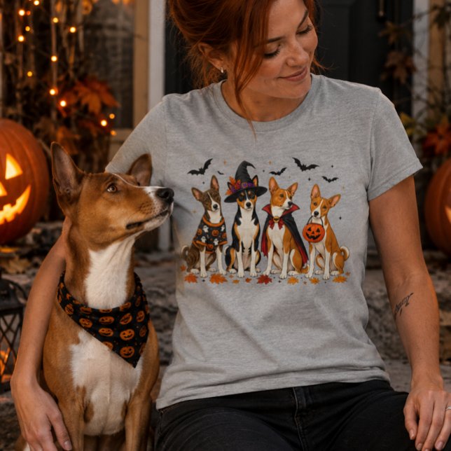 Design de Halloween Assustador de Basenjis (Criador carregado)
