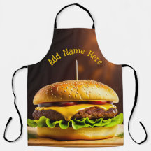 Design de Hamburger Personalizado Apron