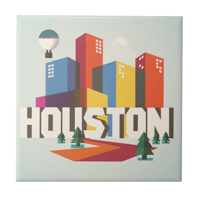 Design de Houston, arquitectura da cidade de Texas (Frente)