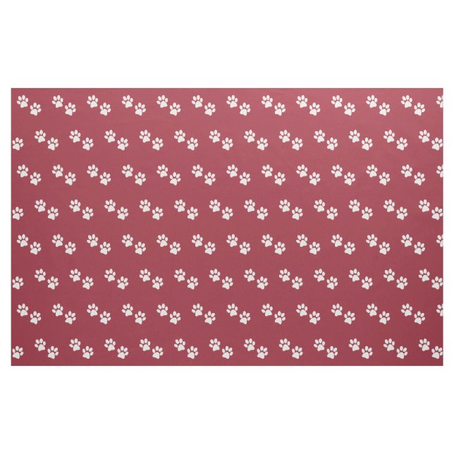 Design de impressão de pata Tecido (Fat Quarter)