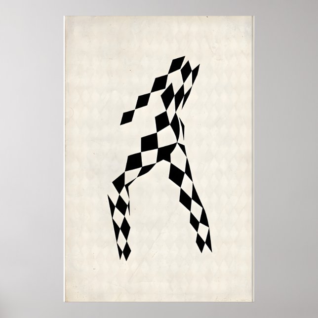 Design de impressão de pôster original do Glam Roc (Frente)