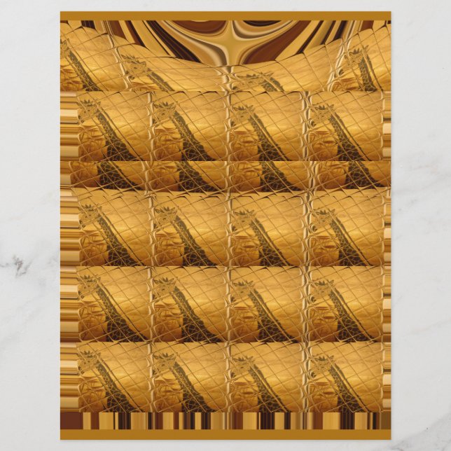 Design de Impressão em Animais do Girafa do Ouro I (Frente)