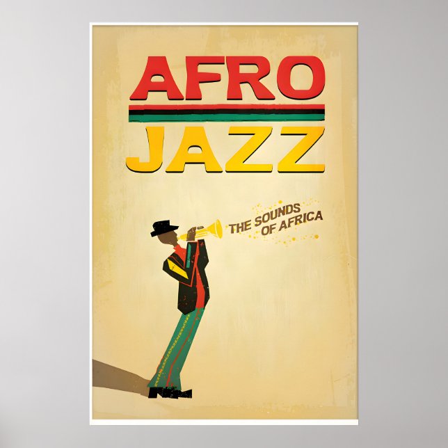 Design de Impressão Original Inspirado em Afro Jaz (Frente)