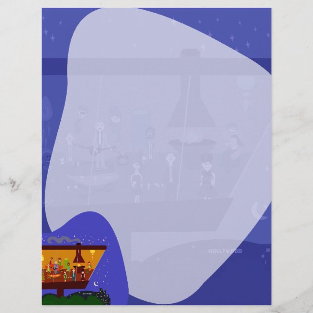 Design de Jato Conjunto de Artes do Partido Retro  (Frente)