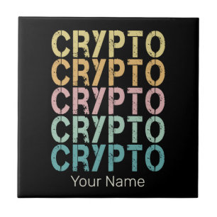 Design De Letra Retro De Criptomoeda