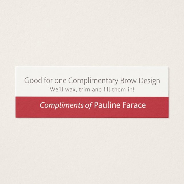 Design de linha complementar (Frente)