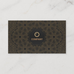 Design de logotipo do Cartão de visita de luxo pe