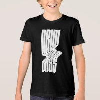 design de logotipo negrito de drum and bass
