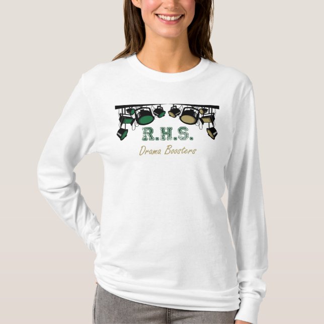 Design de Luzes de Palco - Camiseta Booster (Frente)