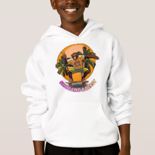 Design de Macaco Esquiador Legal como uma Fera
