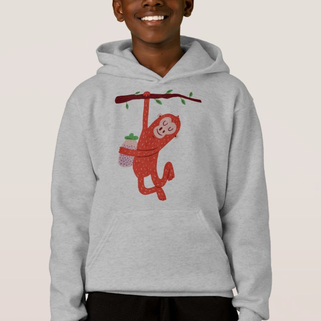 Design de Macaco Pequeno Fofo (Frente)
