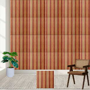Design de madeira de madeira rustic Brown & Beige