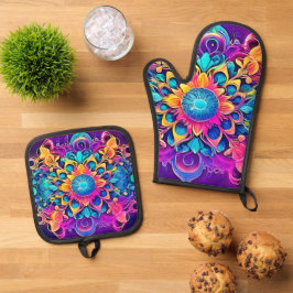 Design de Mandala Psicodélico