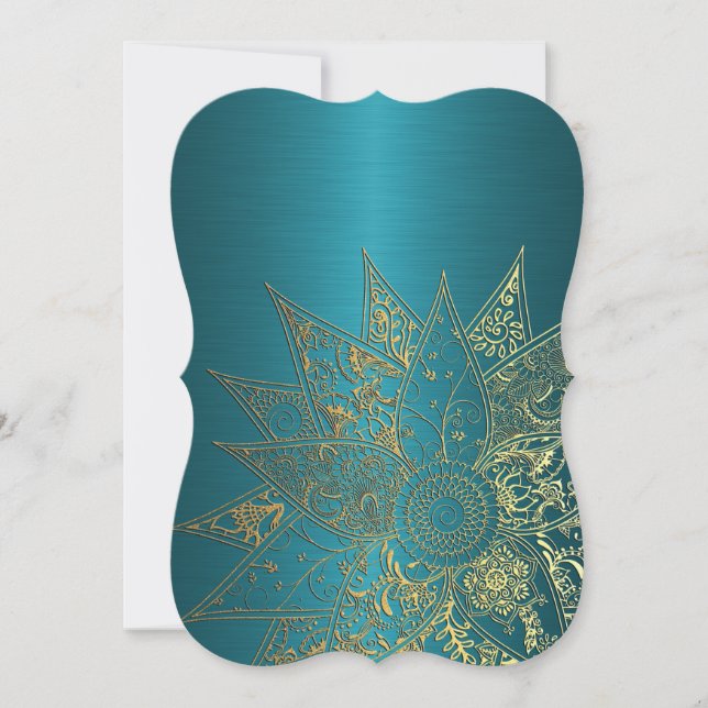 Design de mão desenhada com capa de flor branca (Frente)