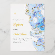 Design de mármore fluido do batismo