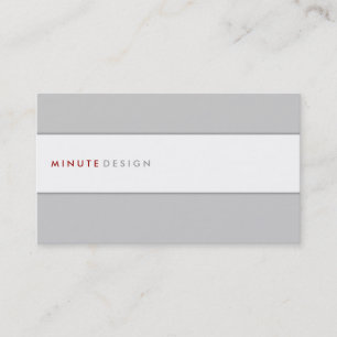 Design de minuto Cartão de visita