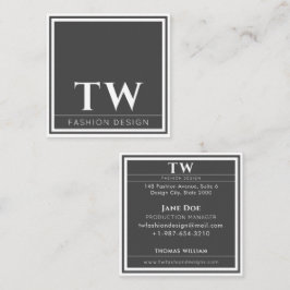 Design de moda Cartão de visita