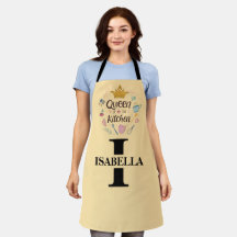 Design de Monograma com Nome da Rainha da Cozinha