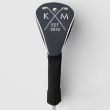 Design de monograma personalizado de golfe elegant