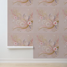 Design de Motif Floral Shade Pastel