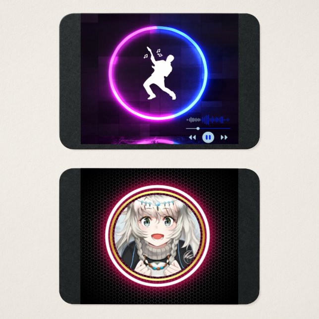 design de música e logotipo animado (Frente & Verso)