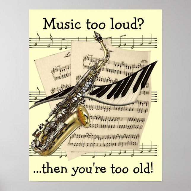 Design de música Poster personalizável (Frente)