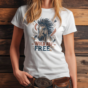 Design de Mustang Selvagem e Livre