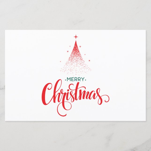 Design de Natal com estrelas (Frente)