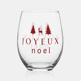 Design de Natal de Joyeux Noel com Flocos de Neve