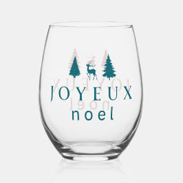 Design de Natal de Joyeux Noel com Flocos de Neve