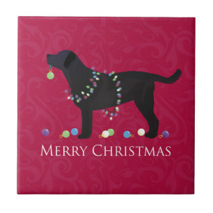 Design de Natal Merry Black Lab