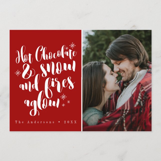 Design de Natal quente e neve (Frente)