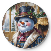 Design de Natal Vitoriano Snowman