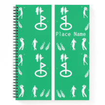 Design DE NOTEBOOK SPIRAL GOLF