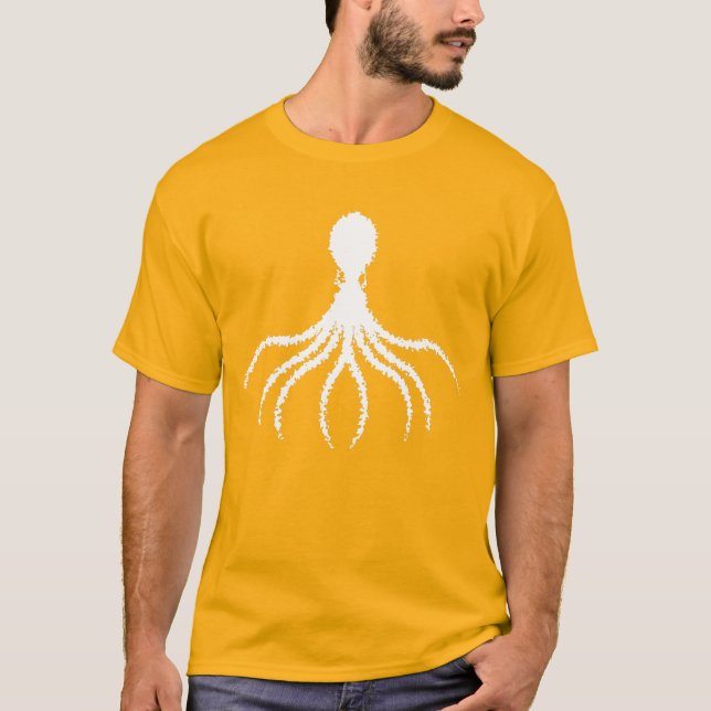 Design de Octopus Distinto - Camisa T básica de us (Frente)