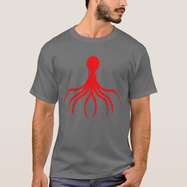 Design de Octopus Distinto - Camisa T básica de us (Frente)