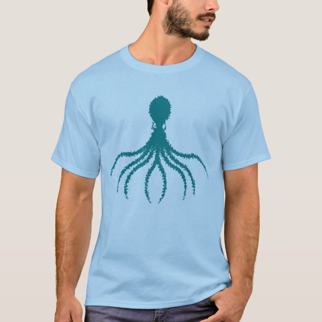 Design de Octopus Distinto - Camisa T básica de us (Frente)