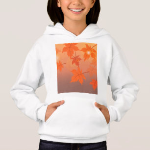 Design de outono com folhas de maple e efeito de c