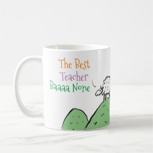 Design de ovelha para uma caneca de café de um pro