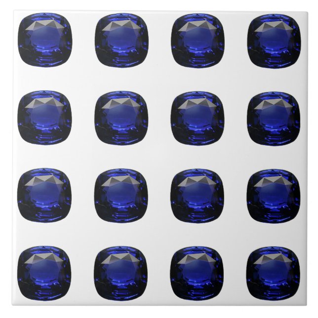 Design de Padrão de Apphire Azul (Frente)