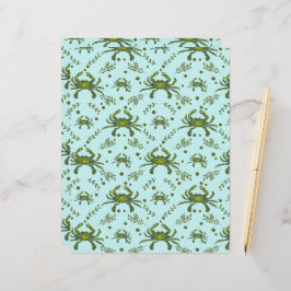 Design de padrão de caranguejos aquáticos