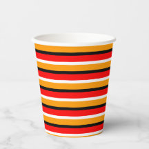 Design de Padrão de Faixa Laranja Vermelha