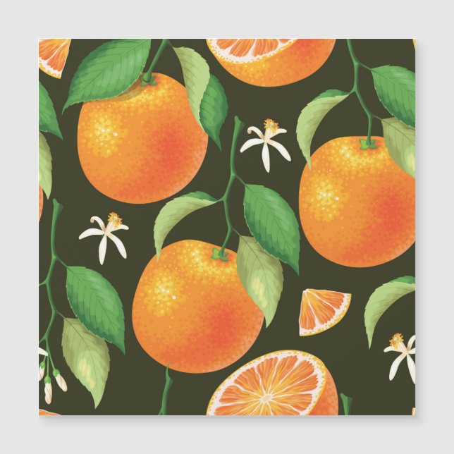 Design de padrão laranja perfeito e brilhante. (Frente)