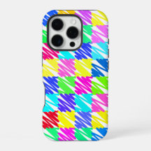 Design de padrão verificado colorido