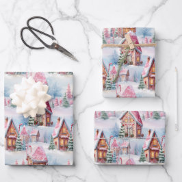 Design de papel de embalagem de Natal