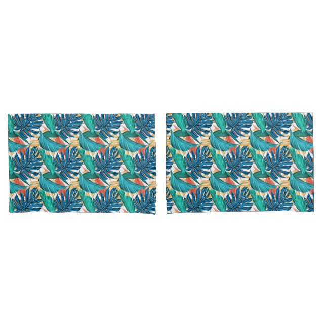 Design de Paraíso Folha Tropical para Na moda (Frente - conjunto)