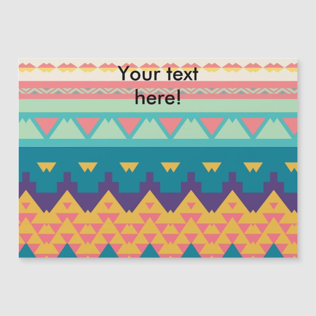 Design de pastel tribal (Frente)