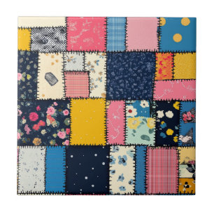 Design de Patchwork Adorável, Padrão Reprodutivo