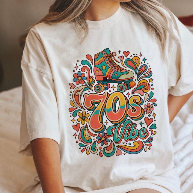 Design de Patins de Rodas Retro com Estilo dos Ano (Criador carregado)